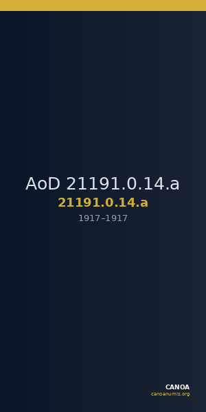 AoD 21191.0.14.a — CANOA