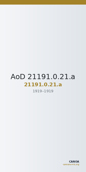 AoD 21191.0.21.a — CANOA