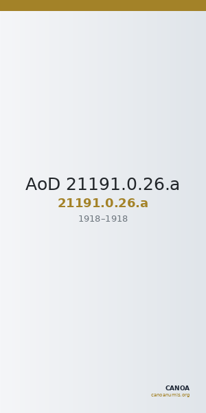 AoD 21191.0.26.a — CANOA