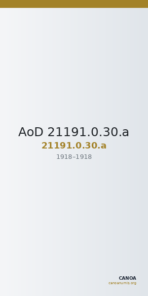 AoD 21191.0.30.a — CANOA