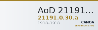AoD 21191.0.30.a — CANOA