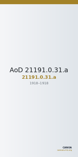 AoD 21191.0.31.a — CANOA