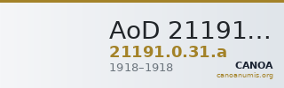 AoD 21191.0.31.a — CANOA