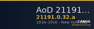 AoD 21191.0.32.a — CANOA