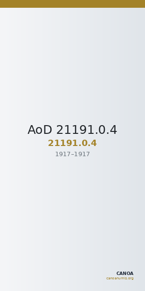 AoD 21191.0.4 — CANOA