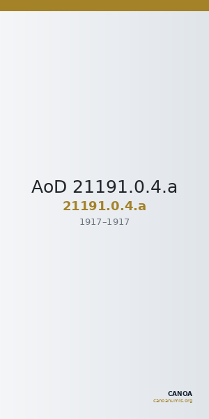 AoD 21191.0.4.a — CANOA