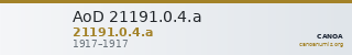 AoD 21191.0.4.a — CANOA