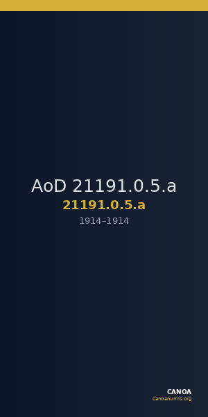 AoD 21191.0.5.a — CANOA