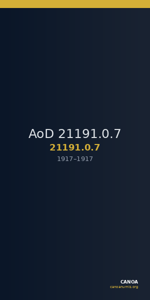 AoD 21191.0.7 — CANOA