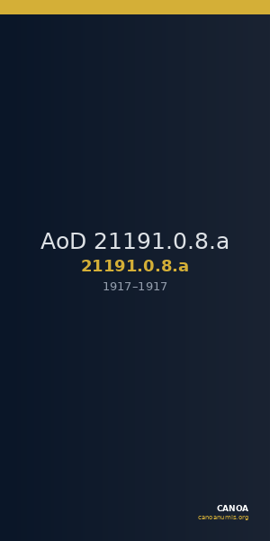 AoD 21191.0.8.a — CANOA
