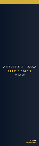 AoD 21191.1.1920.2 — CANOA