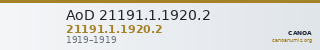 AoD 21191.1.1920.2 — CANOA