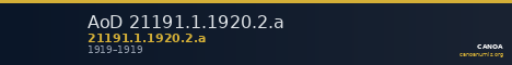 AoD 21191.1.1920.2.a — CANOA