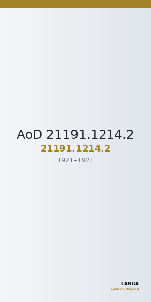AoD 21191.1214.2 — CANOA