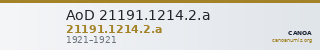 AoD 21191.1214.2.a — CANOA