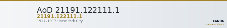 AoD 21191.122111.1 — CANOA