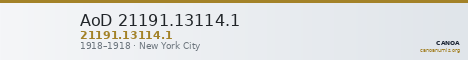 AoD 21191.13114.1 — CANOA