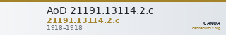 AoD 21191.13114.2.c — CANOA