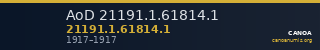 AoD 21191.1.61814.1 — CANOA