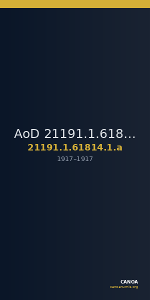 AoD 21191.1.61814.1.a — CANOA