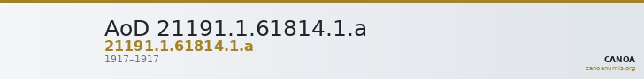 AoD 21191.1.61814.1.a — CANOA