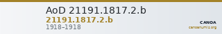 AoD 21191.1817.2.b — CANOA