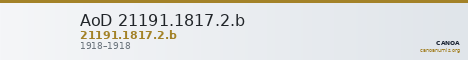AoD 21191.1817.2.b — CANOA