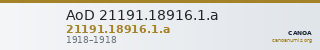 AoD 21191.18916.1.a — CANOA
