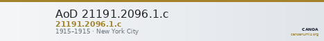 AoD 21191.2096.1.c — CANOA