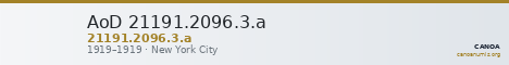 AoD 21191.2096.3.a — CANOA