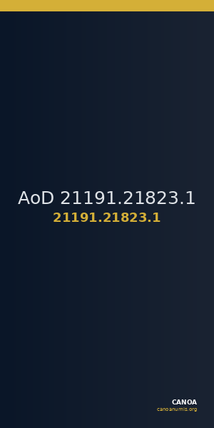 AoD 21191.21823.1 — CANOA