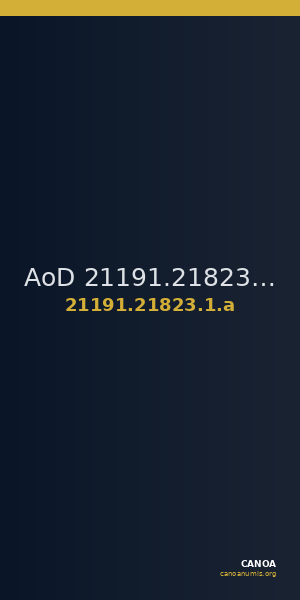 AoD 21191.21823.1.a — CANOA