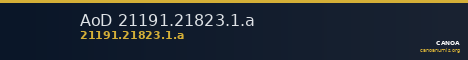 AoD 21191.21823.1.a — CANOA