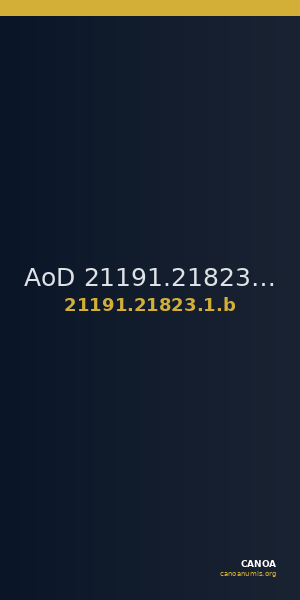 AoD 21191.21823.1.b — CANOA