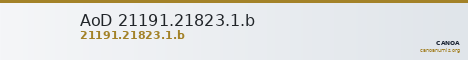 AoD 21191.21823.1.b — CANOA