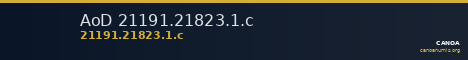 AoD 21191.21823.1.c — CANOA