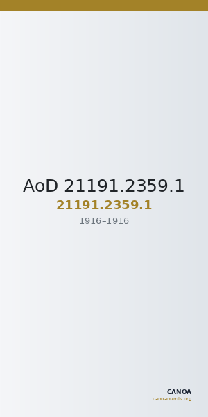 AoD 21191.2359.1 — CANOA