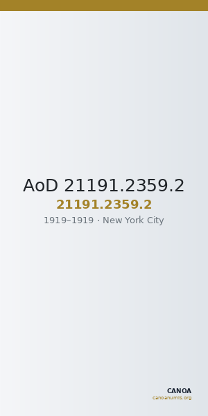 AoD 21191.2359.2 — CANOA