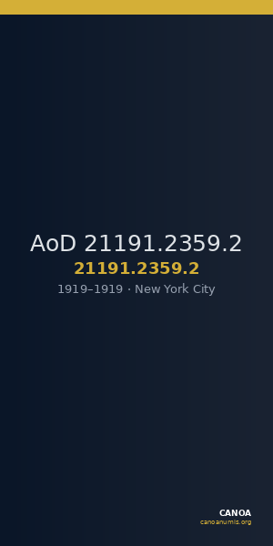 AoD 21191.2359.2 — CANOA