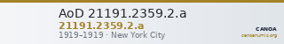 AoD 21191.2359.2.a — CANOA