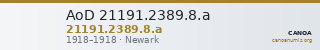 AoD 21191.2389.8.a — CANOA