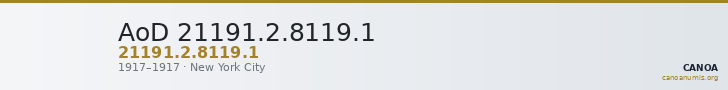 AoD 21191.2.8119.1 — CANOA