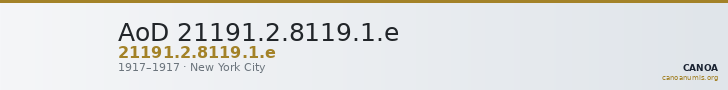 AoD 21191.2.8119.1.e — CANOA