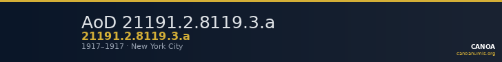 AoD 21191.2.8119.3.a — CANOA