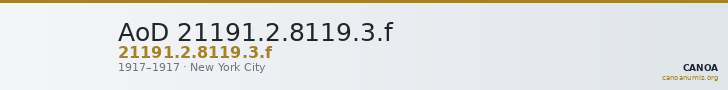 AoD 21191.2.8119.3.f — CANOA
