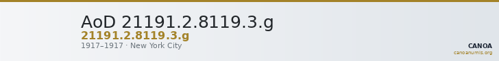AoD 21191.2.8119.3.g — CANOA