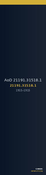 AoD 21191.31518.1 — CANOA