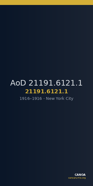 AoD 21191.6121.1 — CANOA