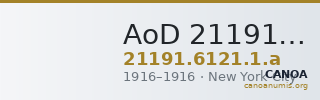 AoD 21191.6121.1.a — CANOA