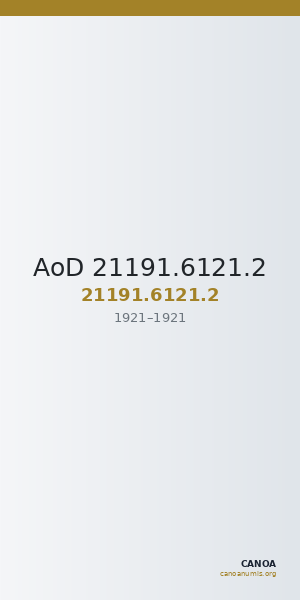 AoD 21191.6121.2 — CANOA